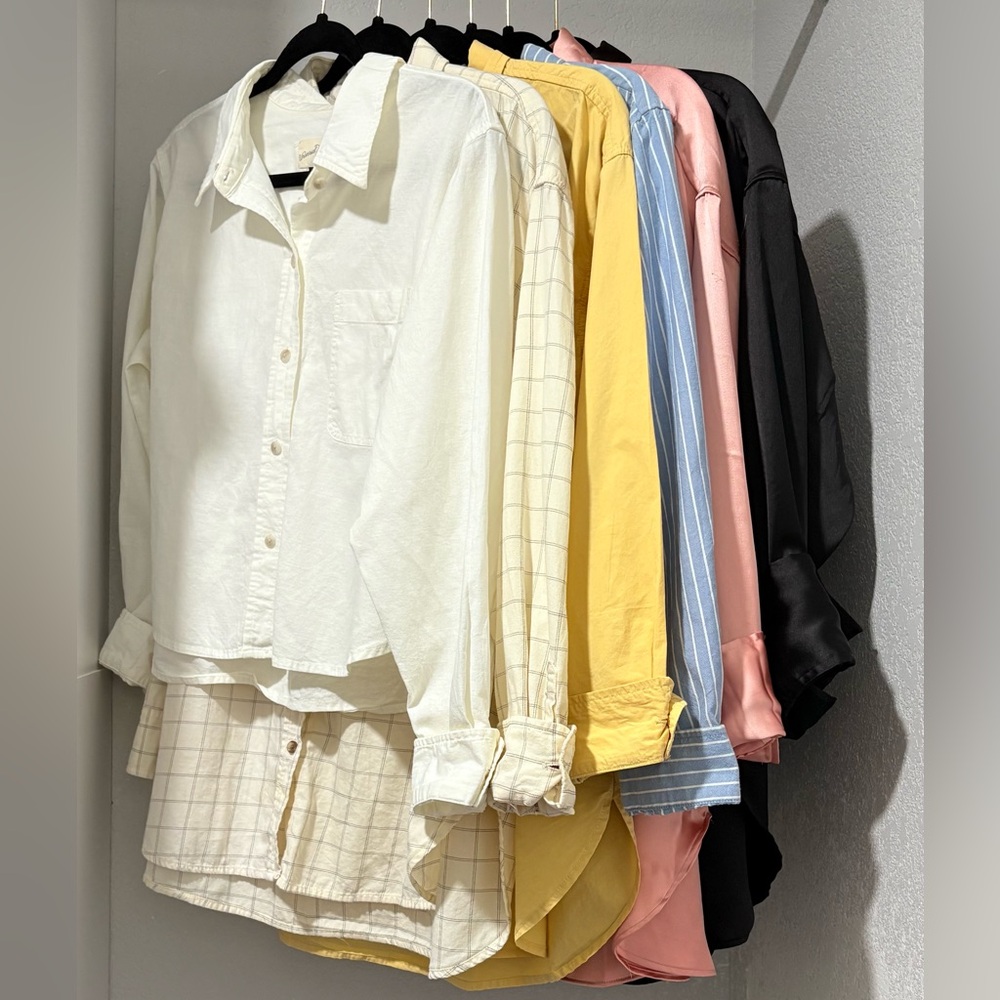 Universal Thread Women's Button Down Shirts - Cre… - image 1